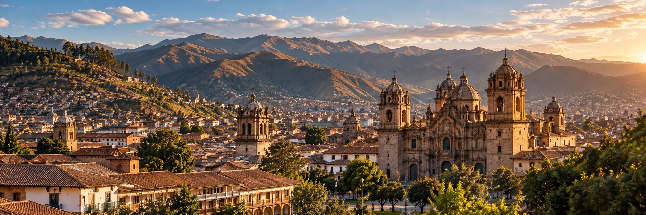Vista panorámica de Cusco